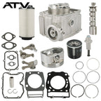 For Polaris Big Boss 500 Cylinder Piston Camshaft Rocker Top End Kit 1998-2002