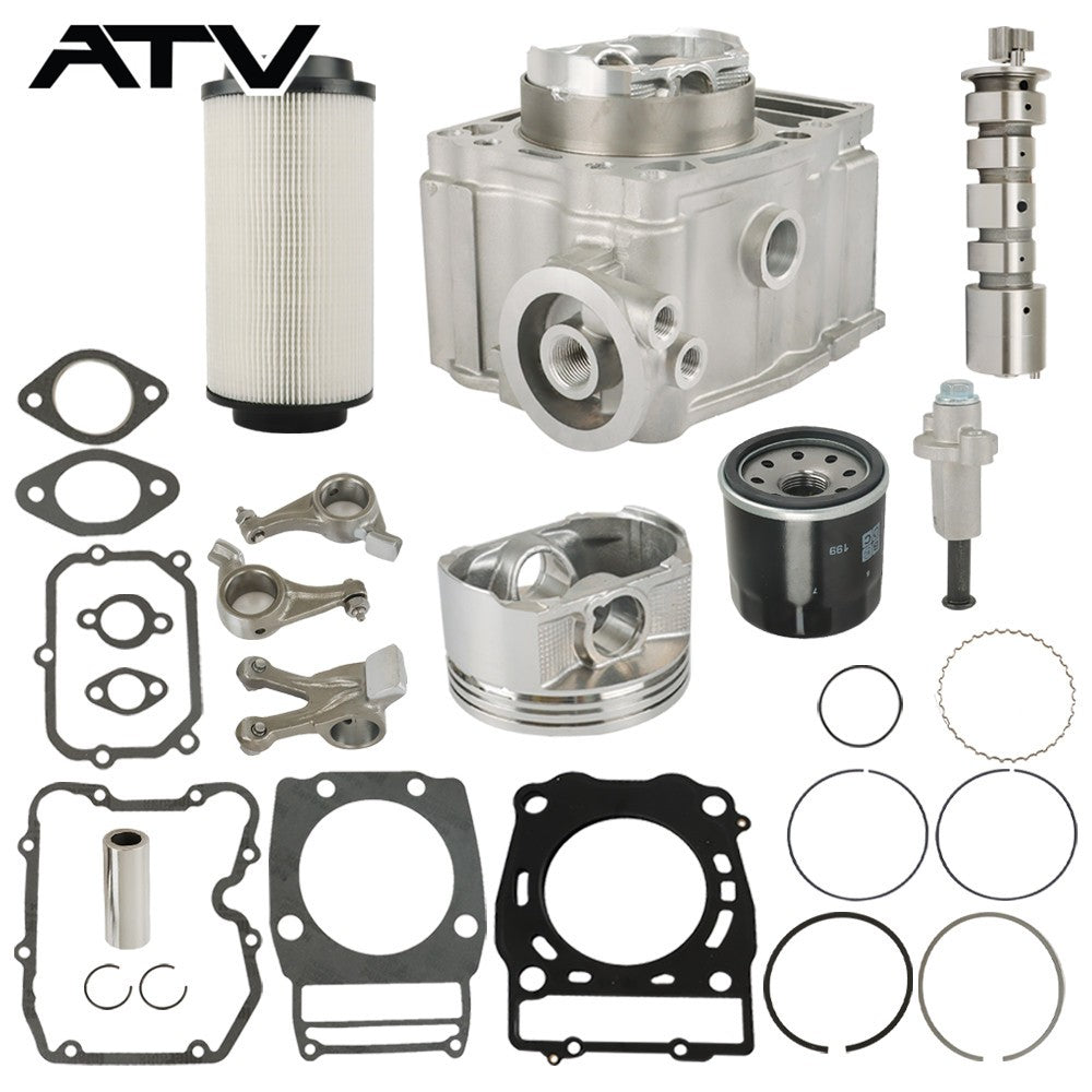 For Polaris Big Boss 500 Cylinder Piston Camshaft Rocker Top End Kit 1998-2002
