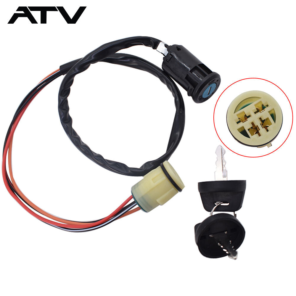 For Honda Rancher 350 TRX350 2000-2006 35100-HN5-670 Ignition Switch Key