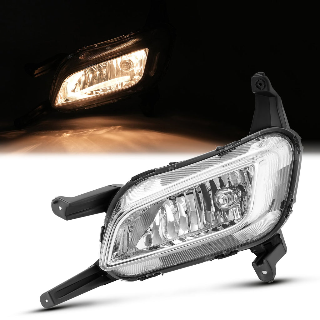 Front Bumper Fog Light Lamp w/Bulbs Left Driver Side For Kia Optima 2014 2015