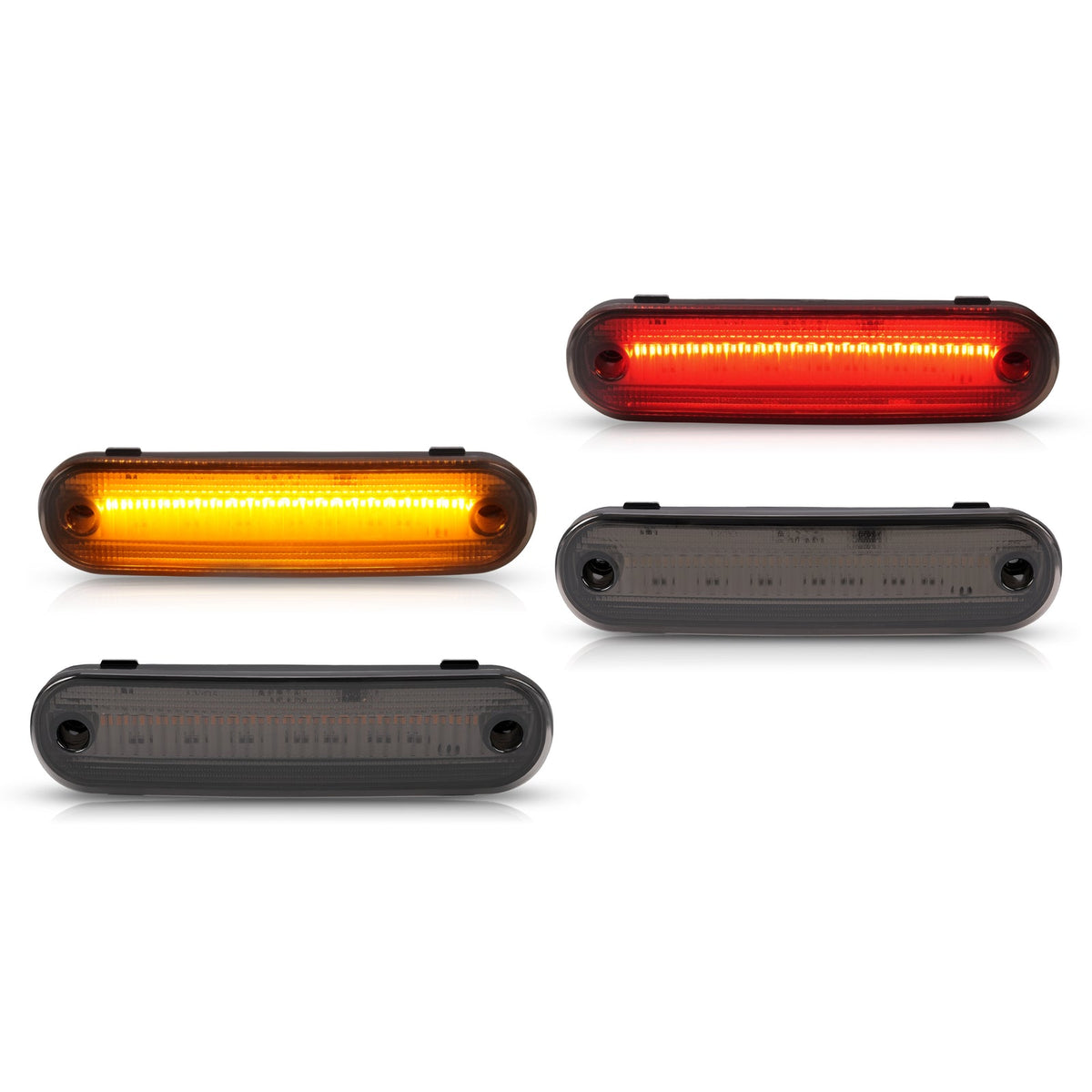 4X LED Side Marker Light Smoked Lens Front Rear FOR MAZDA MX-5 MIATA 1990-2005