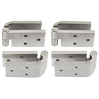 Door Hinges Fit 1966-1977 Early Ford Bronco Silvery 304 Stainless Steel LH&RH