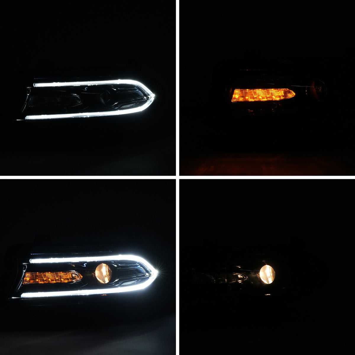 For 2015-2022 2023 Dodge Charger LED DRL Projector Headlight Driver Side Left