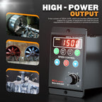 110V/220V 750W 1HP Single to 3 Phase Inverter VFD Motor Speed Controller VFD VSD
