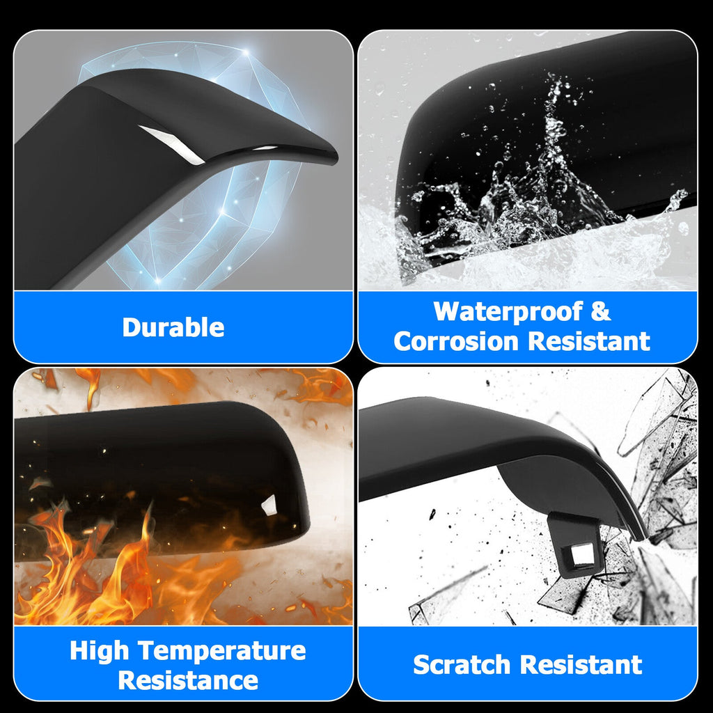 For Chevy Silverado GMC Sierra HD 2500 3500 Top&Side Mirror Cover Caps 2020-2024