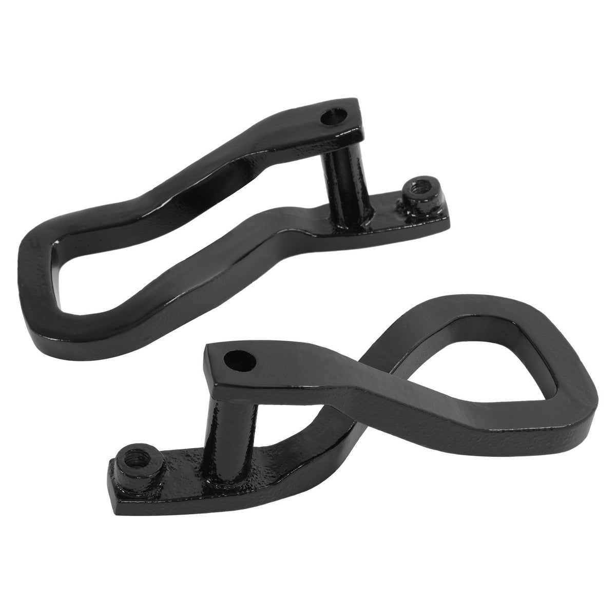 Heavy Duty Front Car Tow Hooks w/ Bolts For GMC Sierra 1500 2019-2026 Black