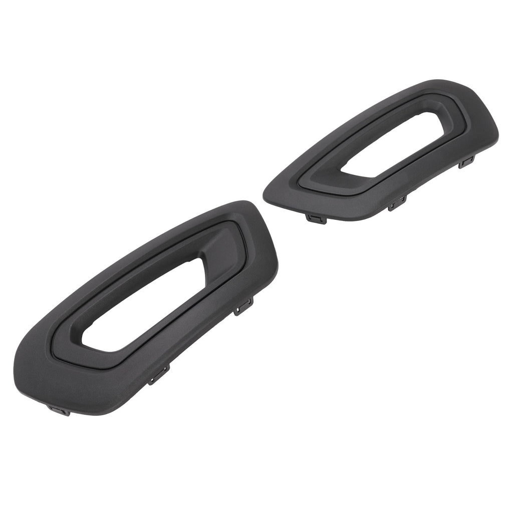 FOR FORD TRANSIT 2020-25 VAN LEFT&RIGHT SIDE FOG LIGHT LAMP COVERS BEZELS BLACK