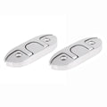 2 Pack Heavy Duty 4-3/4" Flush Mount Stainless Steel Flip Up Boat Cleat