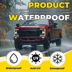 For Ford F-250 F-350 2020-2022 Passenger Right Front Bumper Fog Light Bezel