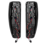 Black For 2004-2012 Chevy Colorado GMC Canyon LED Tube Tail Lights Brake Lamps