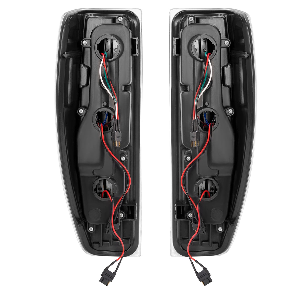 Black For 2004-2012 Chevy Colorado GMC Canyon LED Tube Tail Lights Brake Lamps