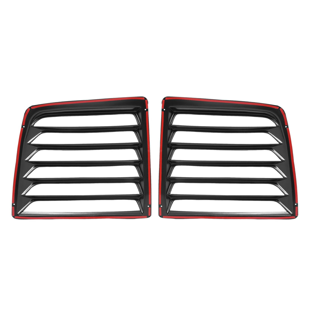 For 97-17 Chevy Express GMC Savana Van Set Of  2 Rear Window Louver Replacement