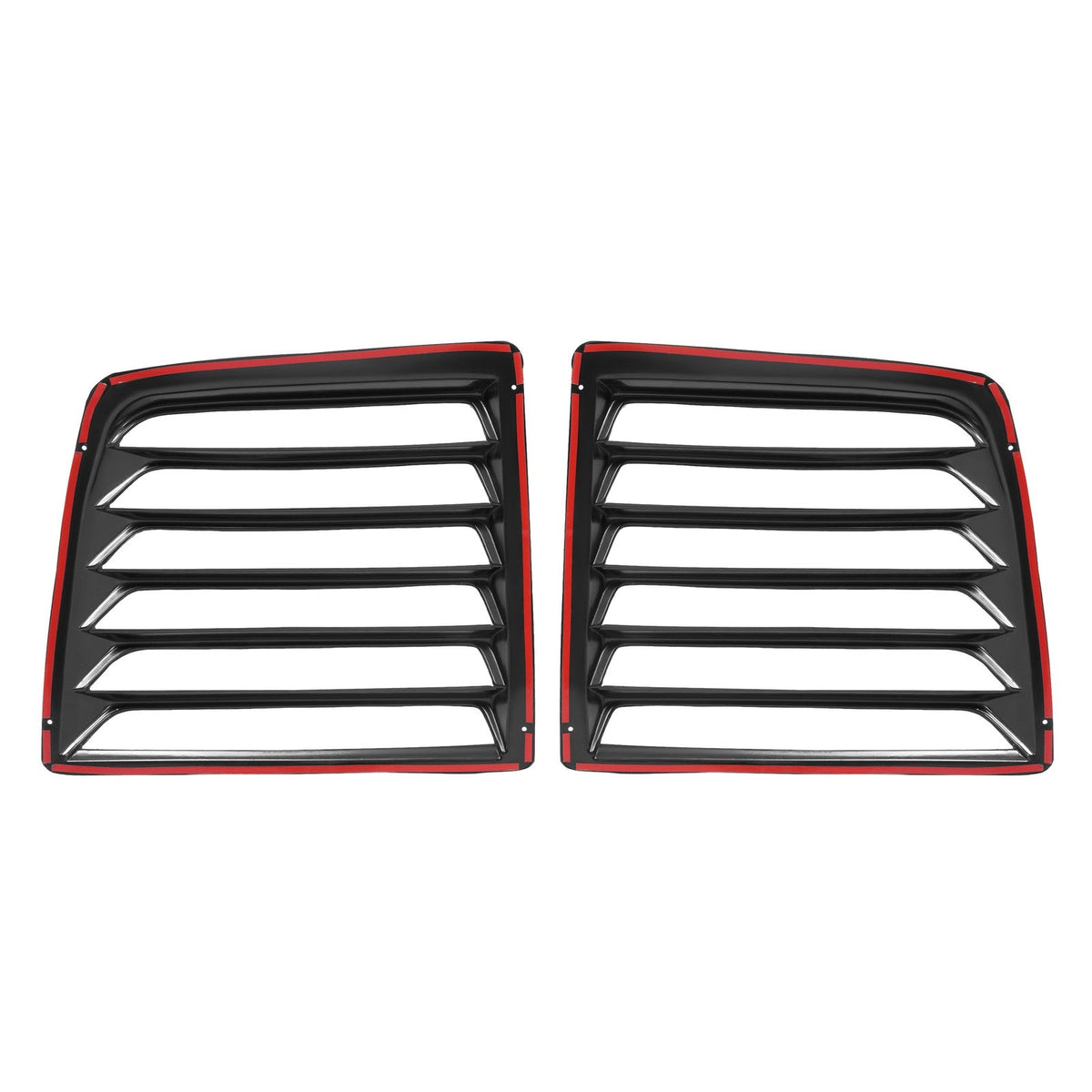 For 97-17 Chevy Express GMC Savana Van Set Of  2 Rear Window Louver Replacement