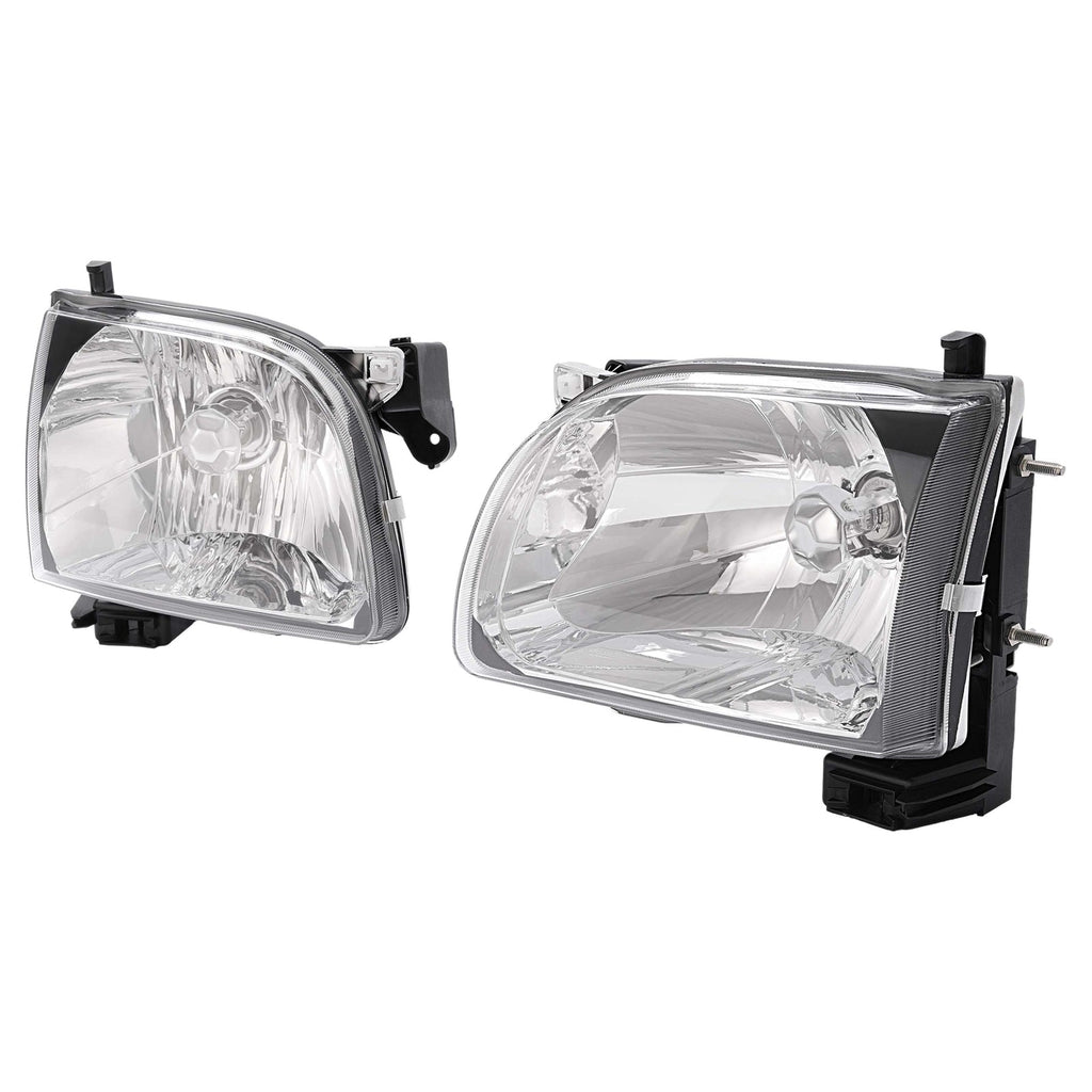 For Toyota Tacoma 2001 02 03 2004 Headlights Headlamps w/Bulb Driver & Passenger