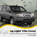 Driver Side Fog Light Trim Cover Fog Lamp Bezel For Honda Pilot 2009-2011 Left