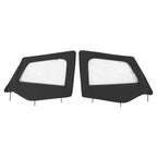 Fits 87-95 Jeep Wrangler YJ Soft Top Kit Front Upper Half Doors w/Tinted Windows