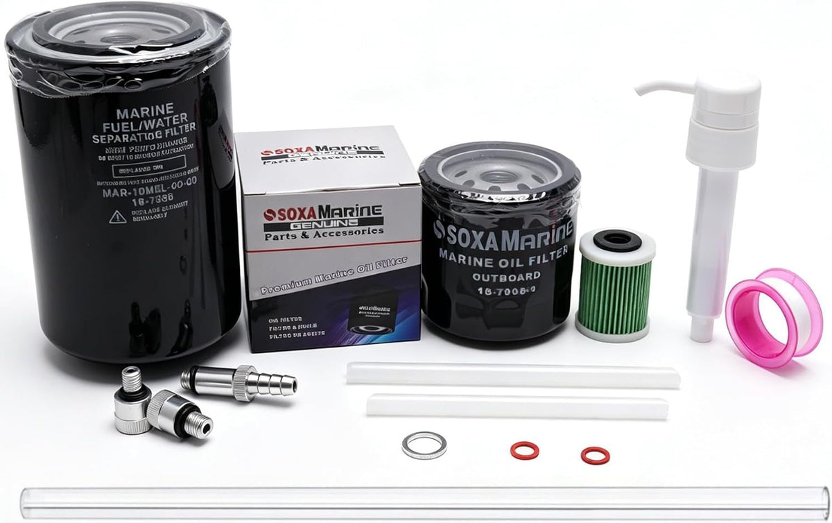 69J-13440 Oil filter & 6P3-24563 Fuel filter Kit Yamaha 150/175/200/225/250 HP