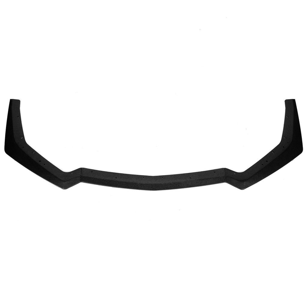 Carbon Fiber Color GT Style Front Splitter Spoiler Lip For Ford Mustang 2018-23