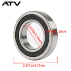 Left Rear Axle Wheel Bearing & Seal for Honda Rancher 350 400 TRX350/400
