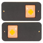 Front Amber Side Marker Lights Set For Chevrolet GMC C/K Pickup Trucks 1968-1972