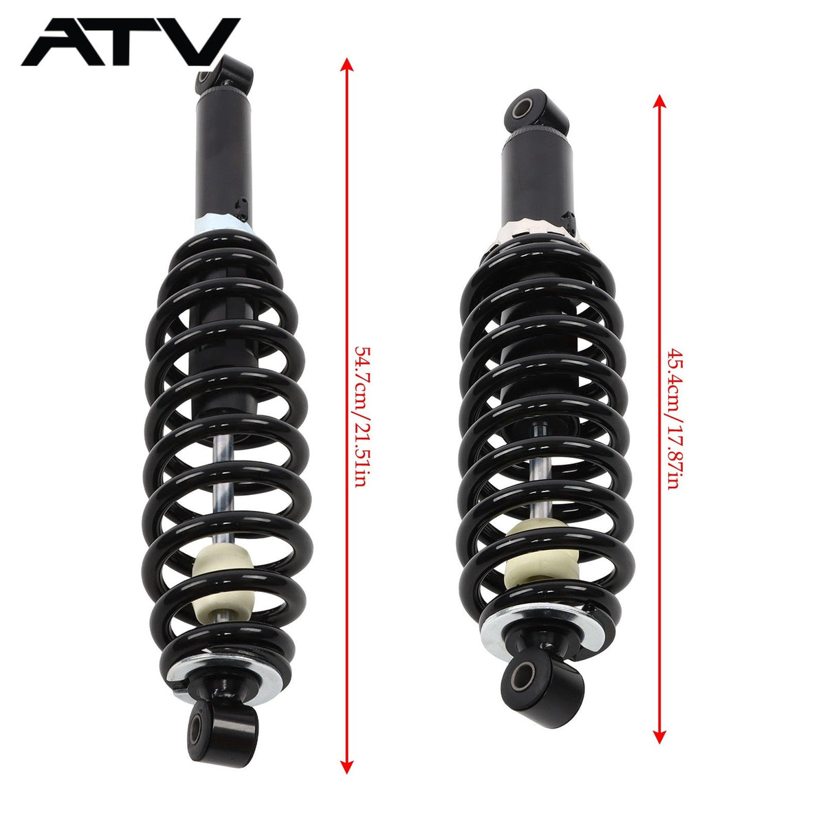 Full Front &Rear Shock Set For John Deere Gator XUV 590E 590I AUC12197 AUC12198