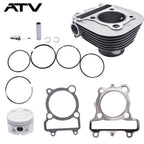 Cylinder Piston Gasket Kit for Yamaha Tri-Moto 225 YTM225 1983 1984 1985 1986