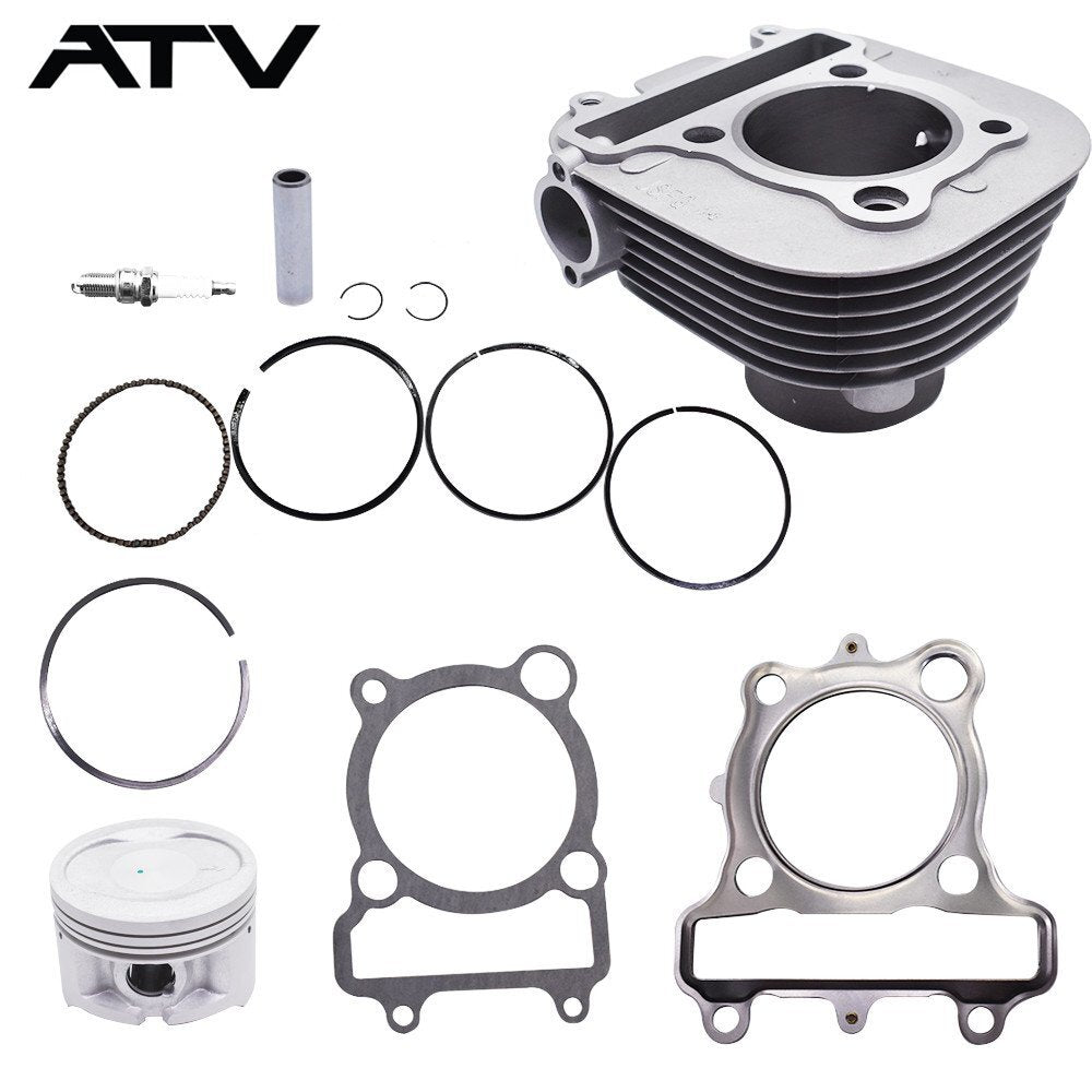 Cylinder Piston Gasket Kit for Yamaha Tri-Moto 225 YTM225 1983 1984 1985 1986