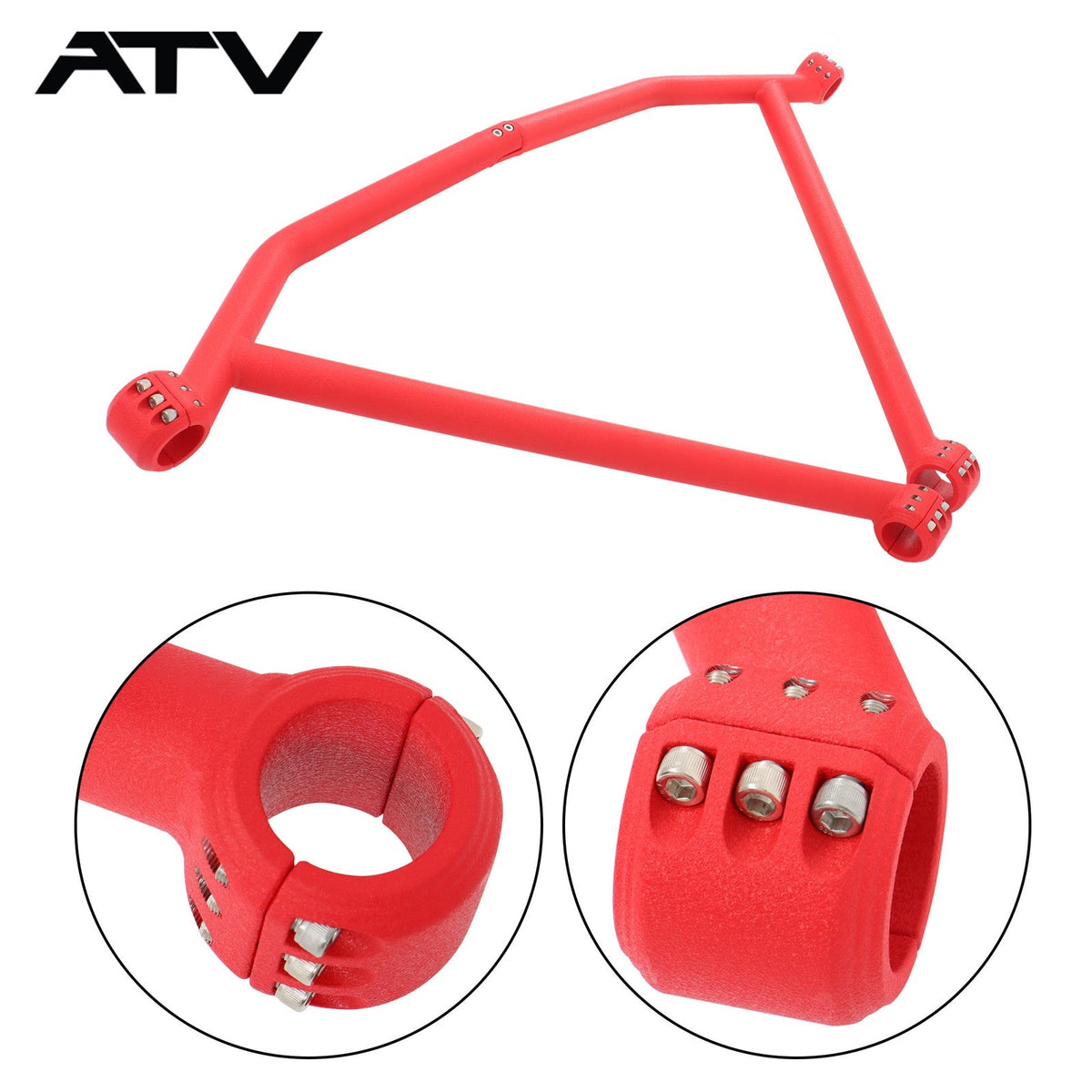 Rear Face Tripod Guard Bar Red 715004164 For Bombardier Can Am Maverick X3