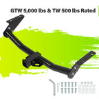 For Jeep Liberty 2002-2007 Rear Trailer Hitch 2" Tow Receiver Class III Steel