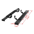 Side Step Bar Running Boards Black For 2019-2025 Silverado Sierra Regular Cab