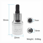 1/2" DR 4 Teeth Screw Removal Socket Remove Tool FOR JEEP Cherokee Car Seat