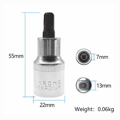 1/2" DR 4 Teeth Screw Removal Socket Remove Tool FOR JEEP Cherokee Car Seat