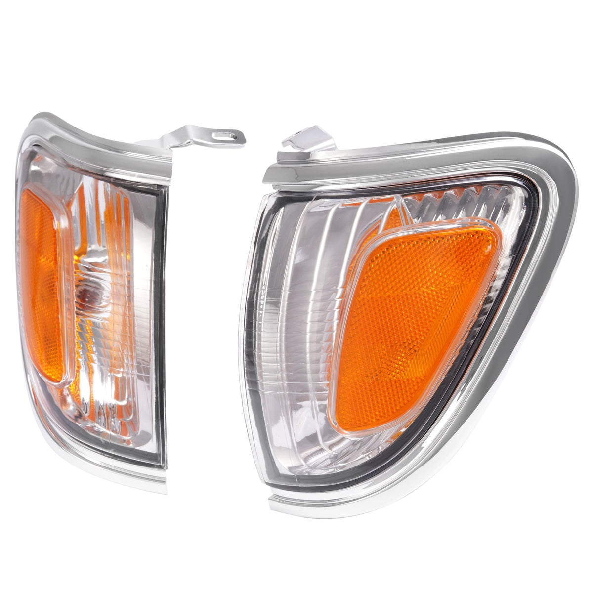 Pair Headlights Corner Signal Lights Lamp w/All Bulbs For Toyota Tacoma 2001-04