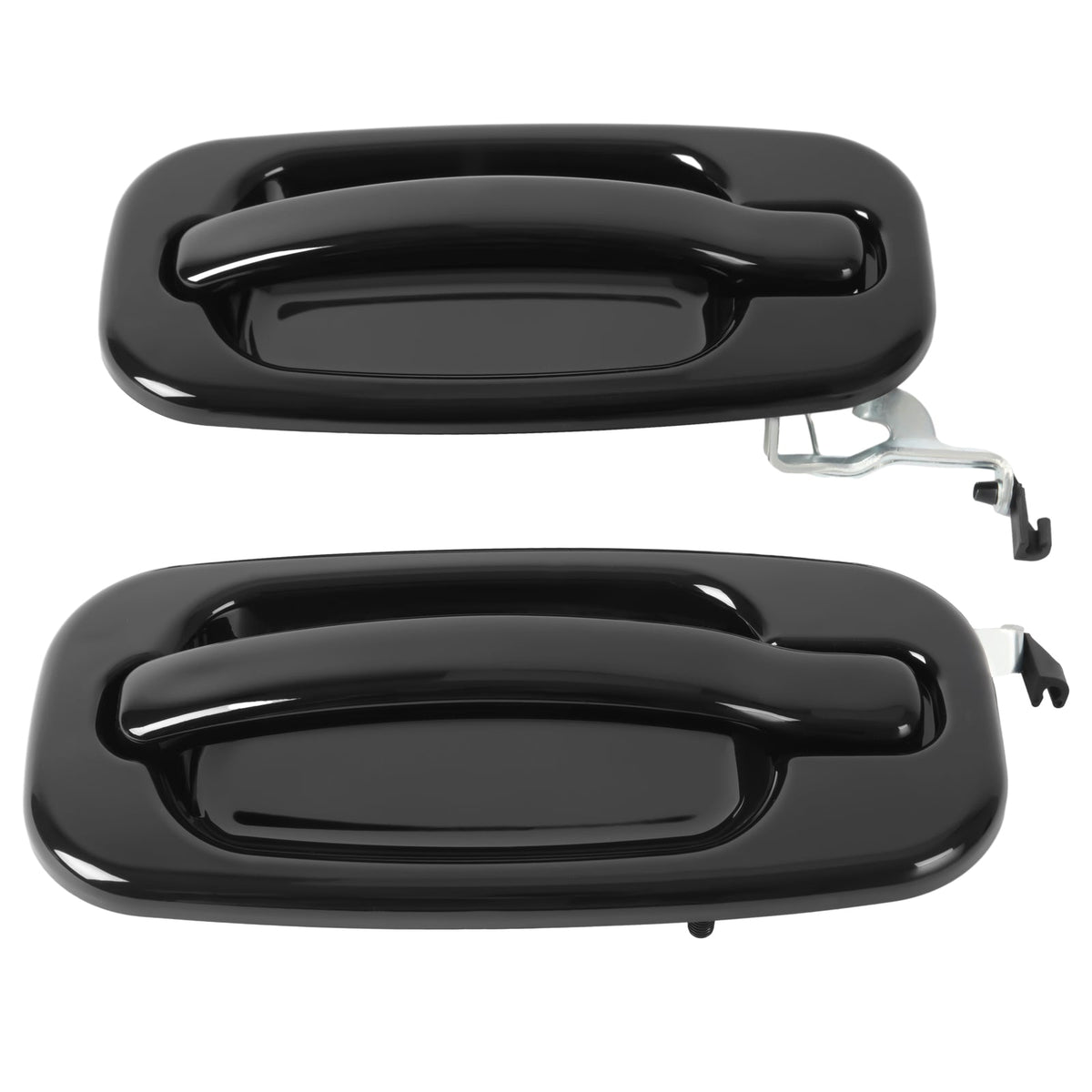2PCS Rear Left +Right Outside Door Handles For Silverado Sierra 1500 2500 99-06