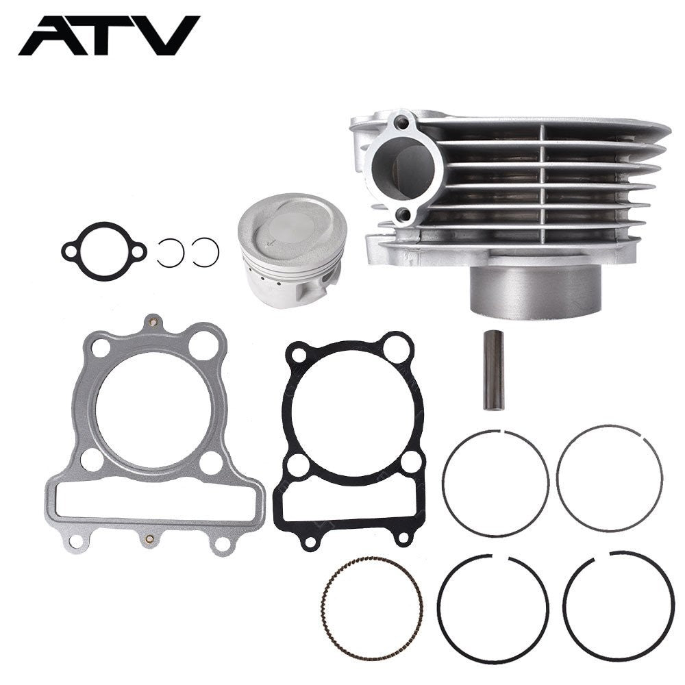 Cylinder Piston Gasket Top End Kit for Yamaha Bear Tracker 250 1999-2004