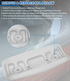72597 Spa Neck Pillow fits for 2002-2007 Hot Spring Hot Tubs & Spas 72596 73339