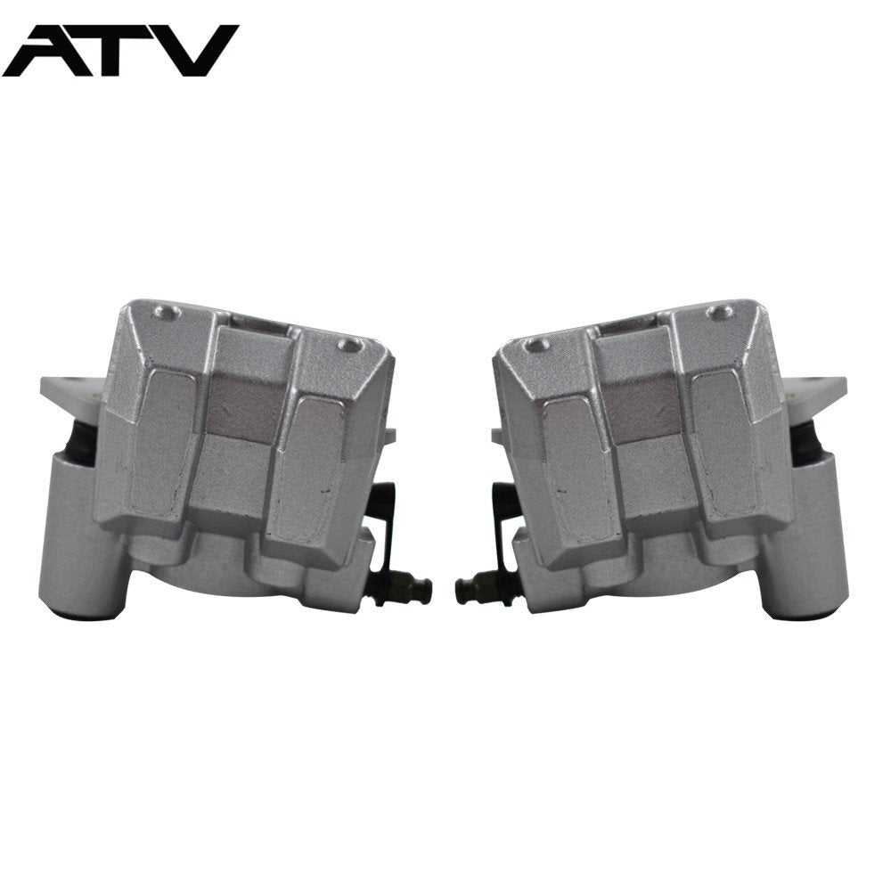 Front Brake Calipers & Pads for Yamaha ATV Big Bear 400 YFM400 YFM400F 2000-2012