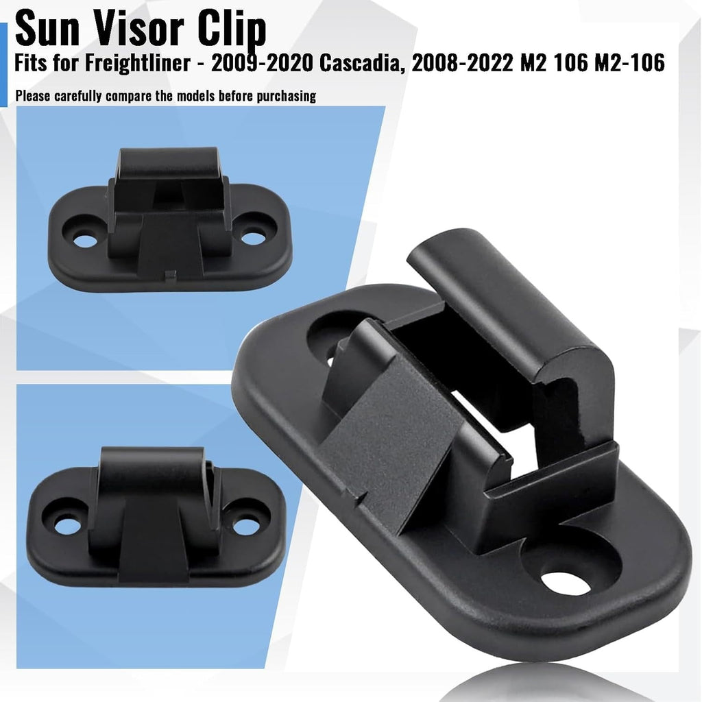 2 x Sun Visor Clip FOR 2009-20 Freightliner Cascadia M2-106 2008-2020 1836267000