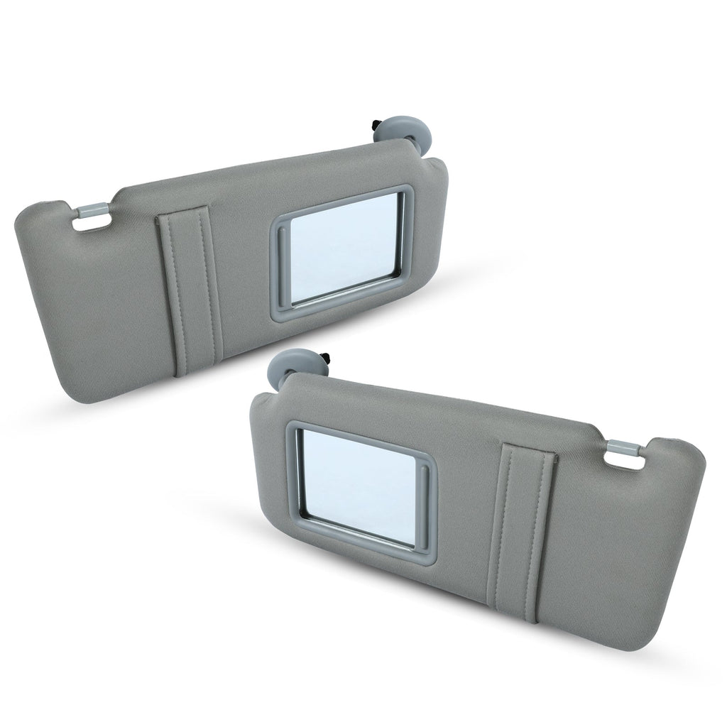Pair Sun Visor Left & Right Side With Sunroof Gray For Toyota Camry 2007-2011
