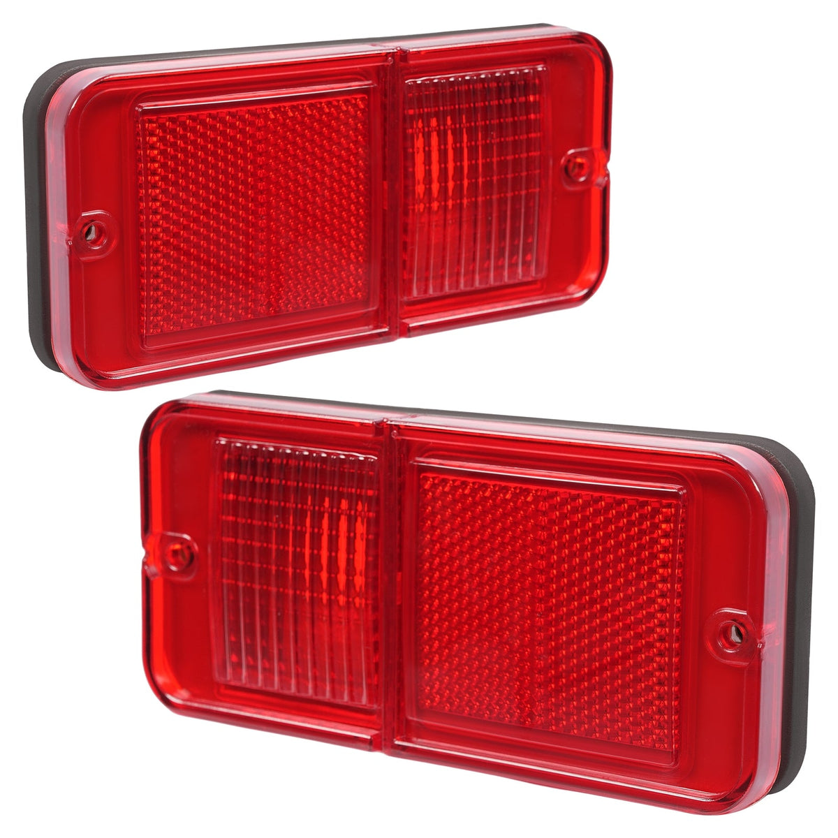 Rear Red Side Marker Lights Set For Chevrolet GMC C/K Pickup Trucks 1968-1972