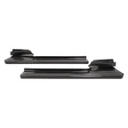 Black Steel Running Boards For 1953-1956 Ford F-100 F100 Pickup Truck Short Bed