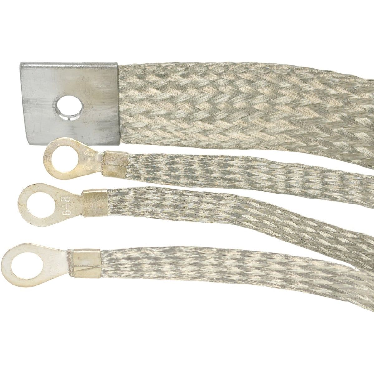 40140 Engine Ground Strap Kit for Most Car Starter Chassis Body 14" 1/0 AWG 11"