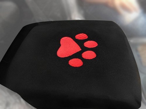 Center Armrest Console Cover Dog Paw Fits For Dodge Ram 1500-5500 Pickup Trucks