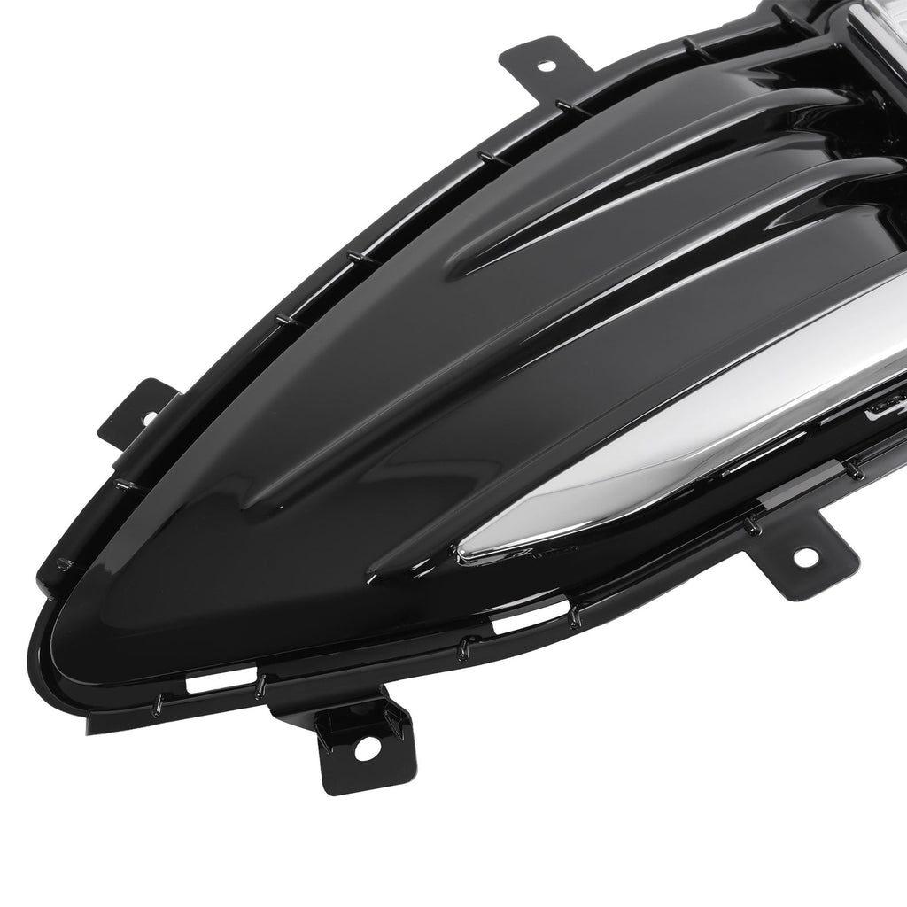 2PCS For Ford Edge 2019-2024 LED Front Bumper Fog Lights Lamp w/ Cover Bezel Kit