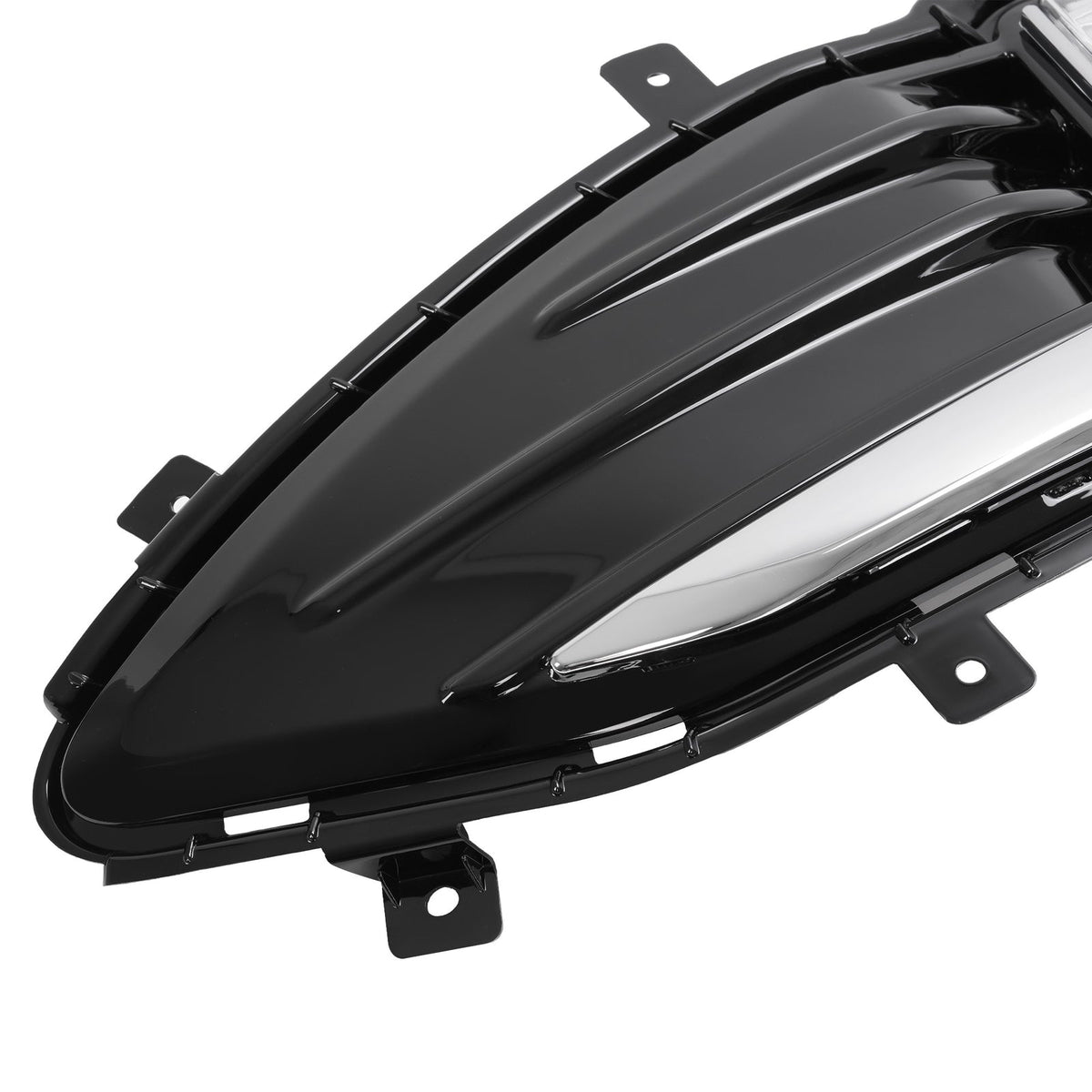 2PCS For Ford Edge 2019-2024 LED Front Bumper Fog Lights Lamp w/ Cover Bezel Kit
