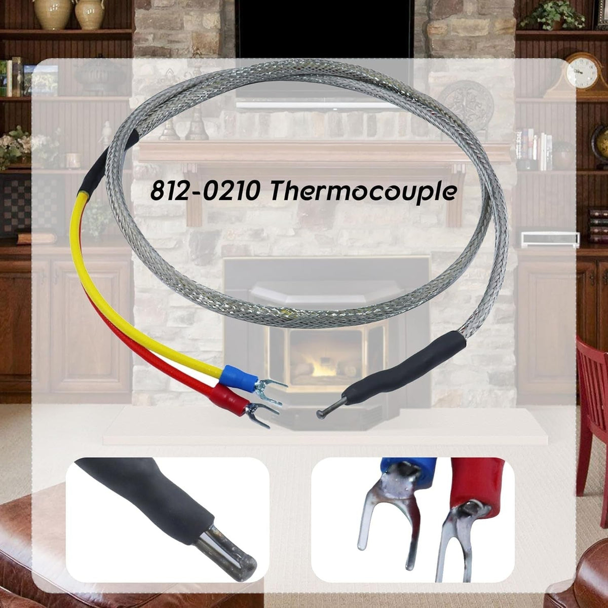 36in Thermocouple 812-0210 For Quadrafire 800 Nova 1000 1100 1200 Stove NEW
