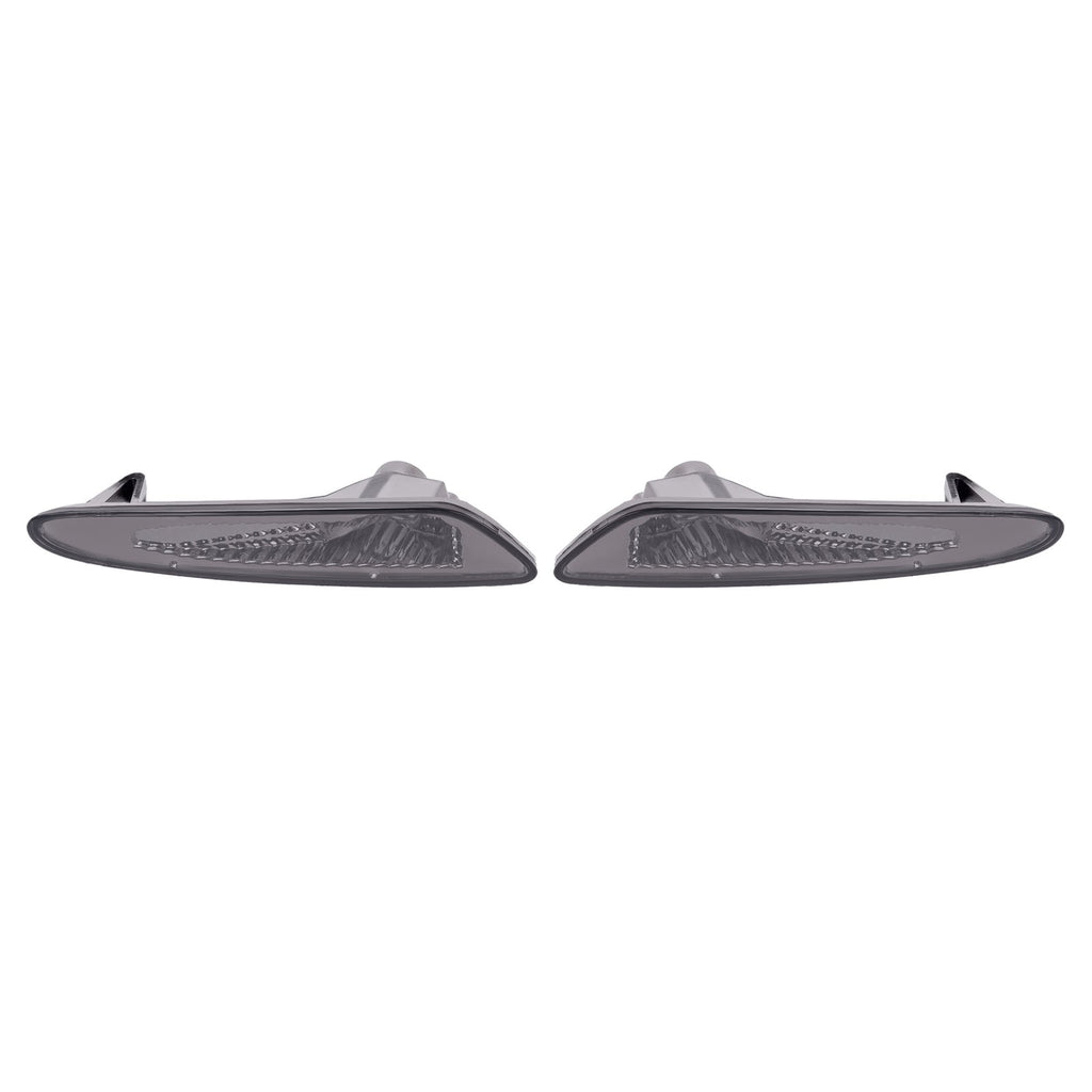 Smoke Bumper Side Marker Lights For Mercedes Benz R230 SL Class AMG 2003-2006
