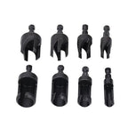 8x Wood Plug Cutter Drill Bit 1/4 Hex Shank Cutting Tool 1/4" 3/8" 1/2" 5/8"