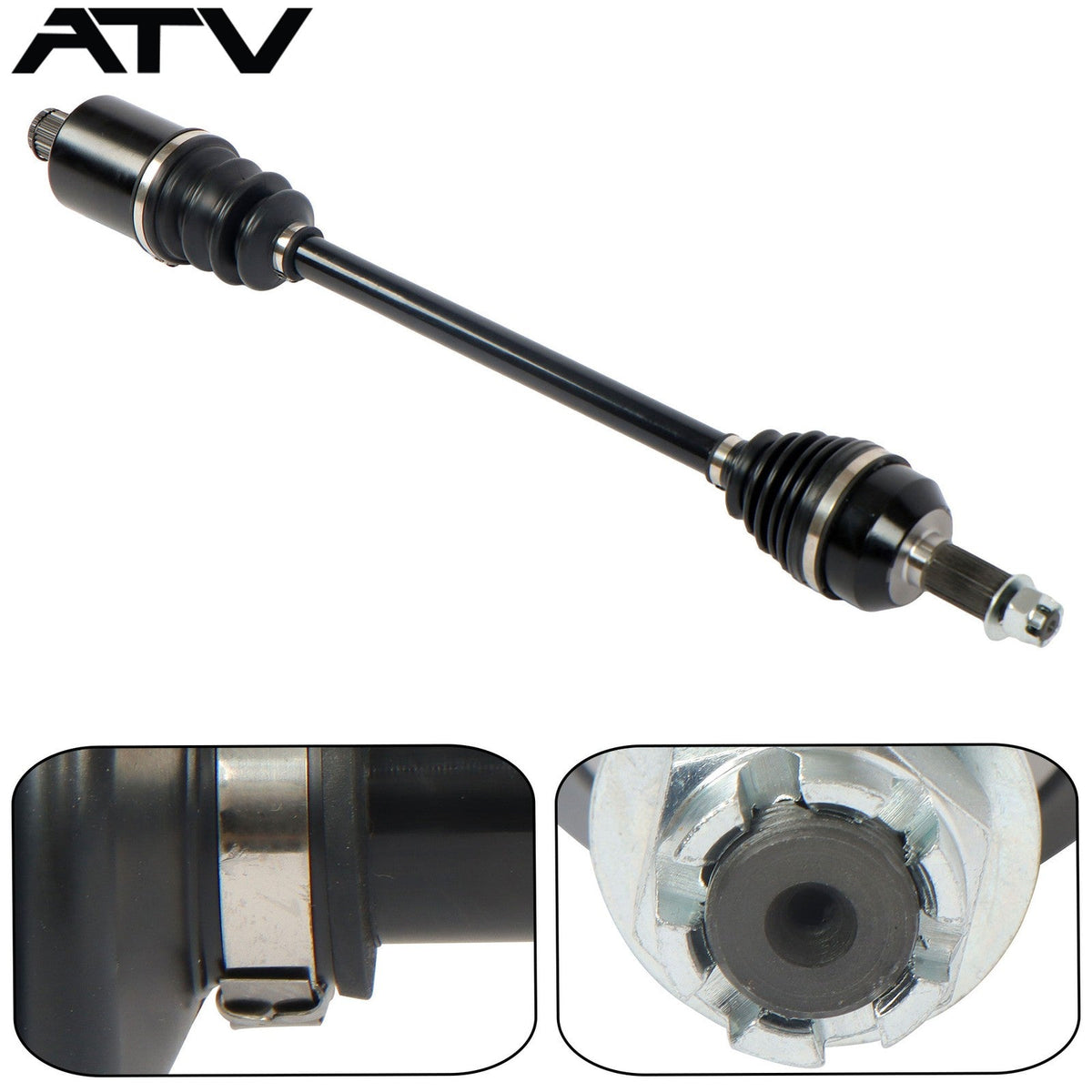 Rear Left and Right CV Axles Drive Shaft For Polaris RZR 900 4 S 900 2015-2020