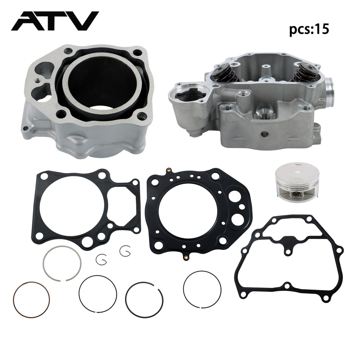 For Honda TRX420 09-24 12200-HP7-A01 Rebuild Kit Gaskets  Cylinder Head Assembly